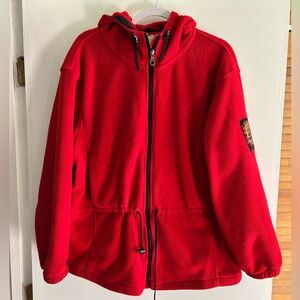 Woolrich Vibrant Red Fleece Jacket